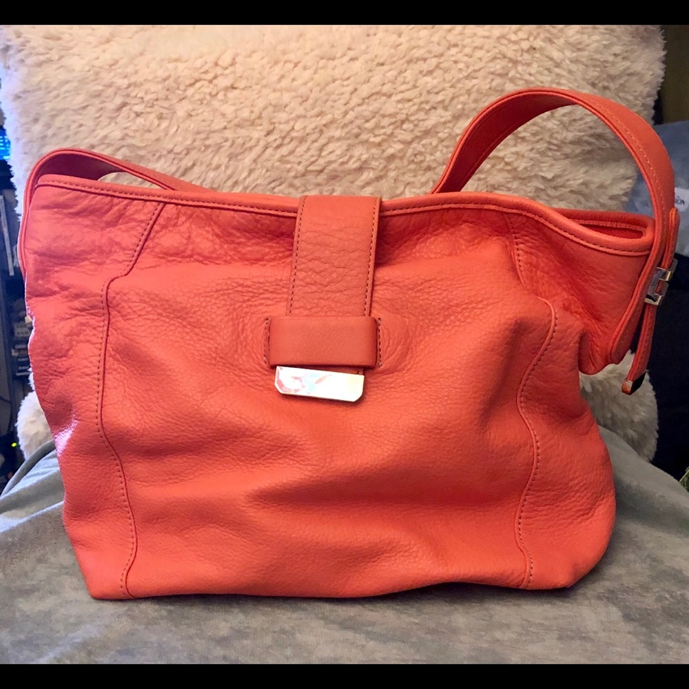 Liz Claiborne leather shoulder hobo bag